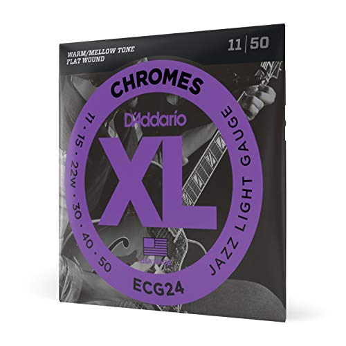 D'Addario Guitar Strings - XL Chromes Electric Guitar Strings - Flat...