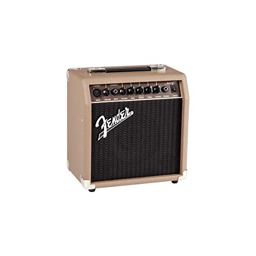 Fender Acoustasonic Guitar Amp for Acoustic Guitar, 15 Watts, with...