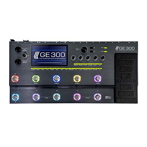 MOOER GE300 Amp Modelling, Multi Effects, Guitar Synth Pedal, Flagship...