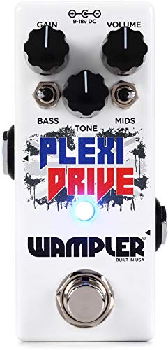 Wampler Plexi Drive Mini Overdrive Pedal (PLEXIDRIVEMINI), Cream