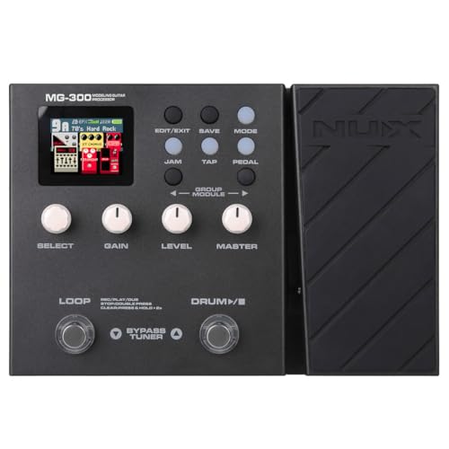 NUX MG-300 Multi Effects Pedal TSAC-HD Pre-Effects,Amp Modeling...