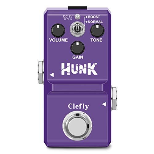 Clefly British Distortion Mini Guitar Pedal with Classic Crunch and...