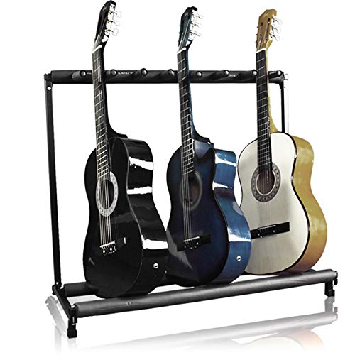 Best Choice Products 7-Guitar Folding Portable Storage Organization...