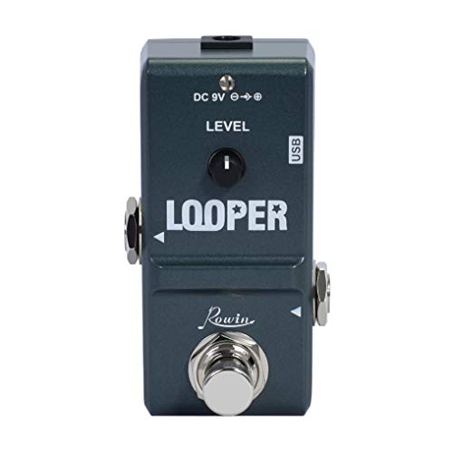 Rowin Tiny Looper Electric Guitar Effect Pedal 10 Minutes of Looping...