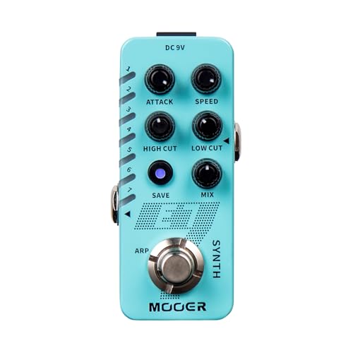 MOOER E7 Polyphonic Guitar Synth Pedal Electronic Synthesizer, 7...