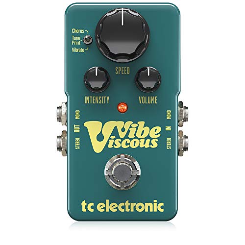 TC Electronic VISCOUS VIBE Awesome Vibe Pedal for Recreating the...