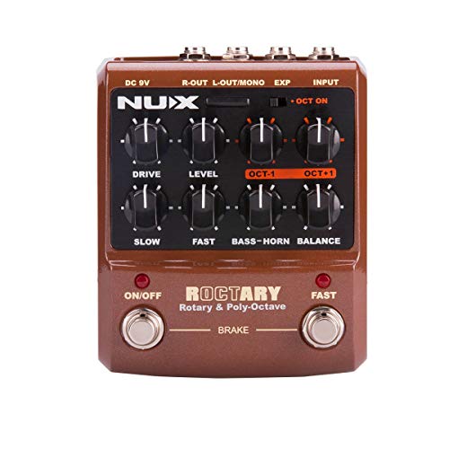NUX Roctary force guitar effects pedal Rotary Speaker Simulator and...
