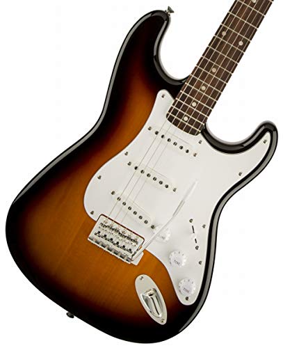 Squier Affinity Series Stratocaster Electric Guitar, Brown Sunburst,...