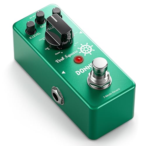 Donner Reverb Guitar Pedal, Verb Square Digital Reverb 7 Modes Room,...