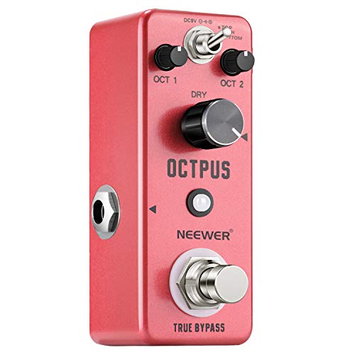 Neewer Digital Octave Guitar Effect Pedal Advanced Effects True Bypass...