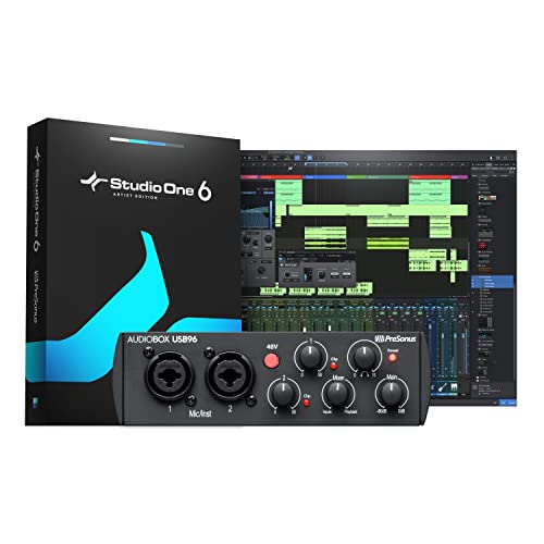 PreSonus AudioBox 96 25th Anniversary USB Audio Interface with Studio...