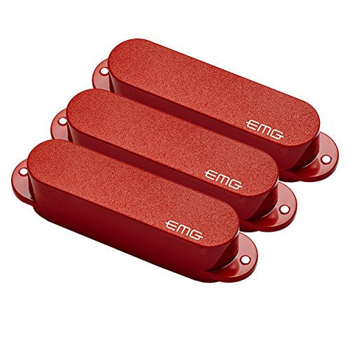 EMG SA Active Single Coil Guitar Pickup Set, Red