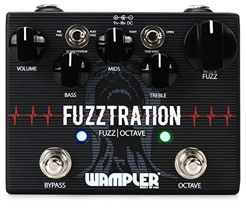 Wampler Fuzztration Fuzz & Octave Guitar Effects Pedal