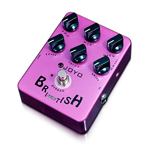 JOYO Overdrive British Rock Amp Simulator Pedal Brit-Rock Era...