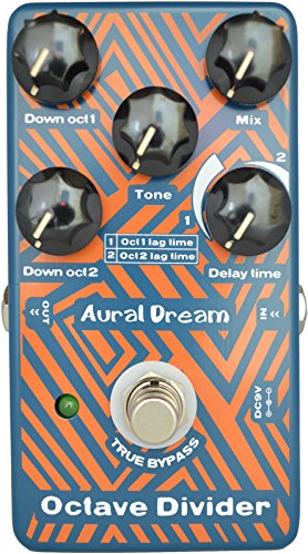 Aural Dream Octave Divider Guitar Effect Pedal includes drop 1oct and...