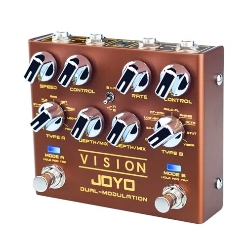 JOYO Modulation Multi Effects Pedal R Series Dual Channel Stereo Input...