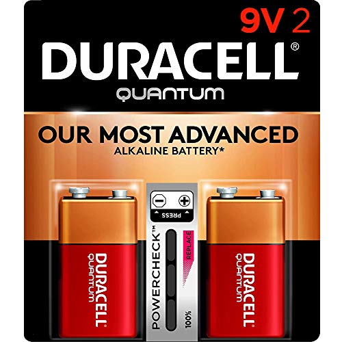 Duracell - Quantum 9V Alkaline Batteries - long lasting, all-purpose 9...