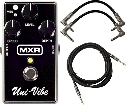 MXR M68 Uni-Vibe Chorus Vibrato Effect Pedal Bundle for Electric...