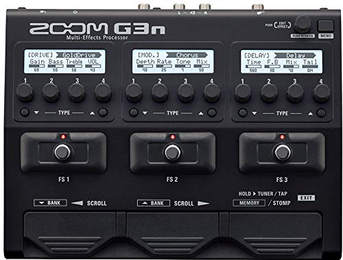 Zoom G3n G-Series Multi-Effects Processor for Guitar, 70 (68 Effects,...