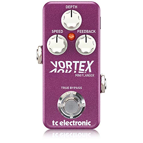TC Electronic VORTEX MINI FLANGER Ultra-Compact Flanger Pedal with...