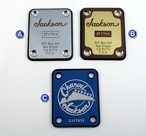 Jackson Tribute Neck Plate - Choose Design and Color - Custom Engraved...