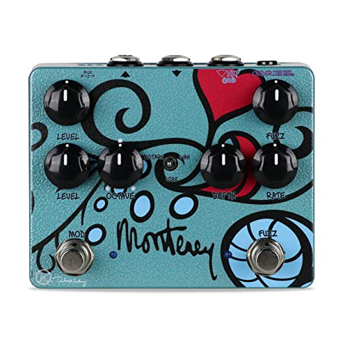 Keeley Monterey Rotary Fuzz Vibe Effects Pedal, Multi (KMont)