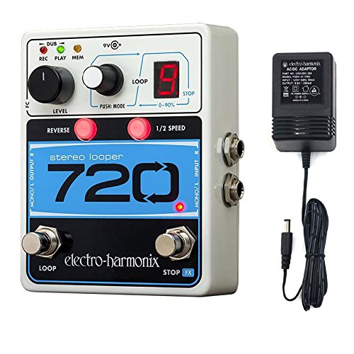 Electro Harmonix 720 Stereo Looper Effects Pedal with Power Supply