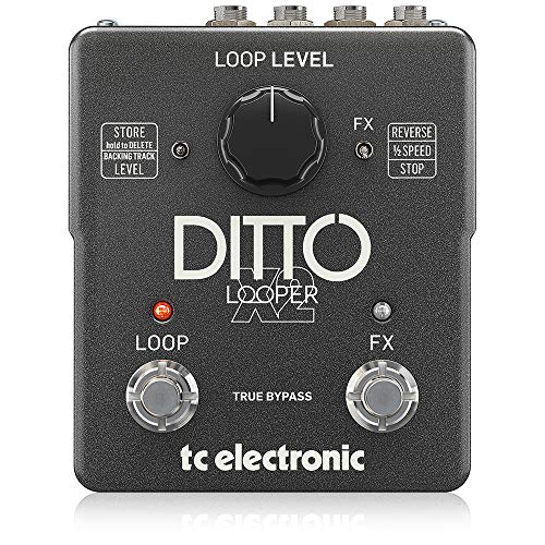TC Electronic DITTO X2 LOOPER Highly Intuitive Looper Pedal with...