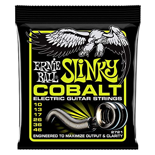 Ernie Ball Regular Slinky Cobalt Electric Guitar Strings - 10-46 Gauge