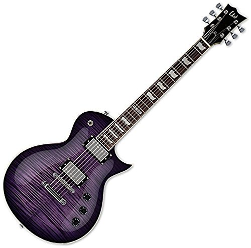 ESP LTD EC-256FM Electric Guitar, See Thru Purple Sunburst