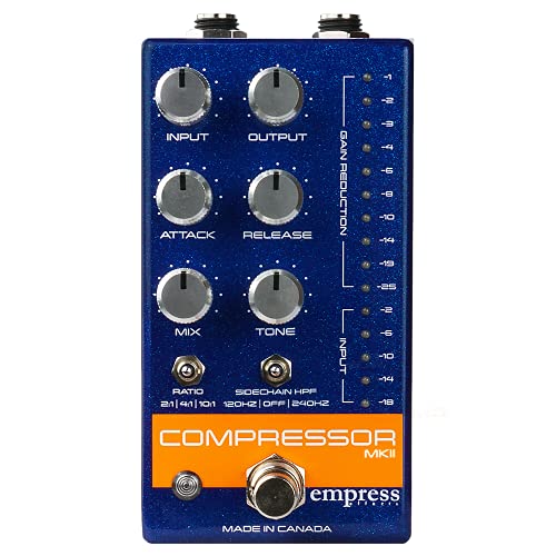 Empress Effects, Empress Compressor MKII Guitar Effects Pedal, Blue...