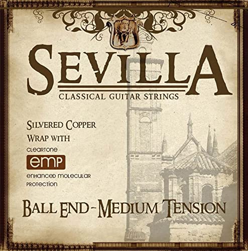 Sevilla Treated Classical Guitar Strings (MEDIUM TENSION BALL END)