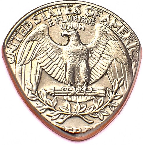 Quarter Guitar Pick Handmade In America From Real USA Coin