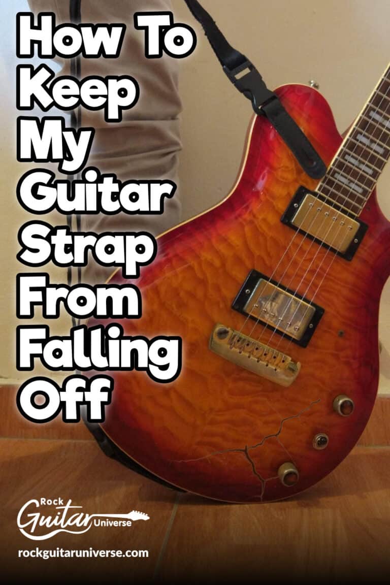 How To Keep My Guitar Strap From Falling Off Rock Guitar Universe