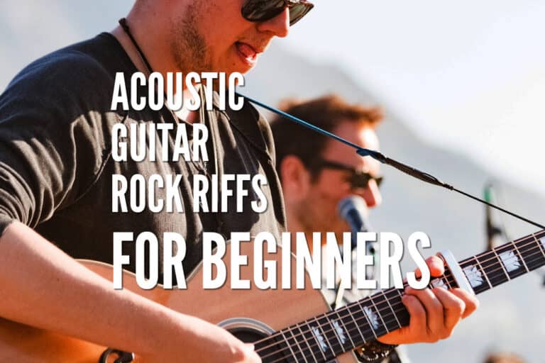 35 Famous & Easy Acoustic Guitar Rock Riffs For Beginners Rock Guitar
