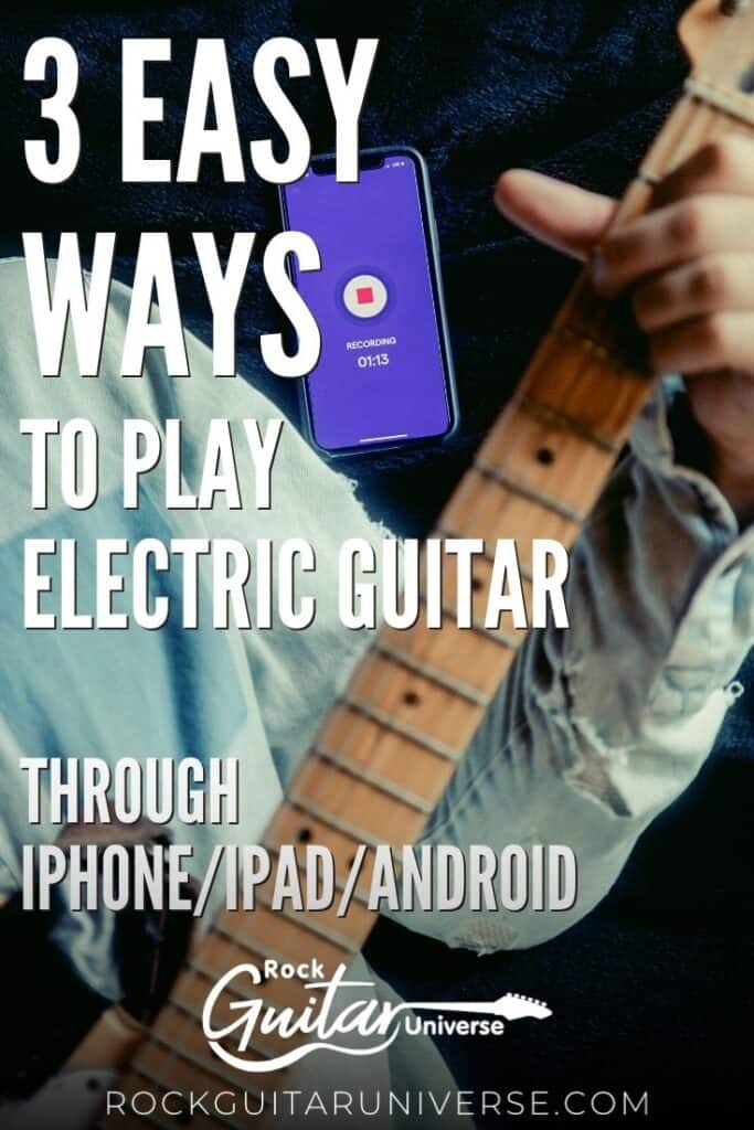 plug guitar into garageband iphone