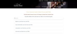 review classical guitar shed