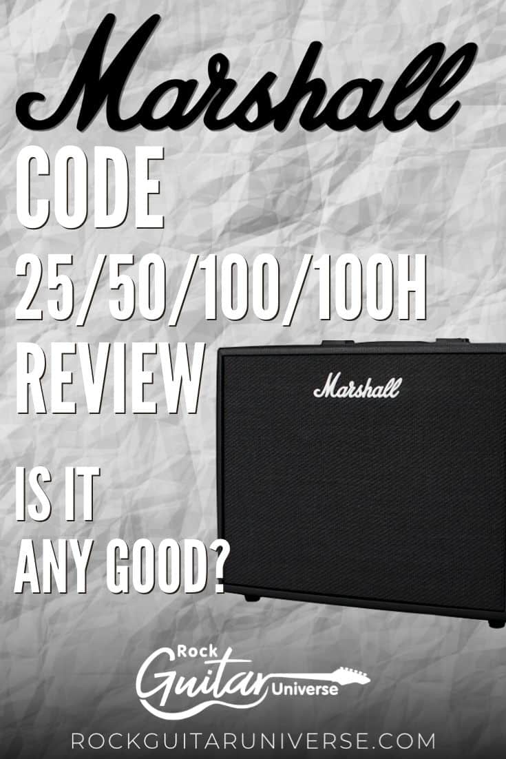 Marshall Code 25/50/100/100h Review Is It Any Good? Rock Guitar Universe