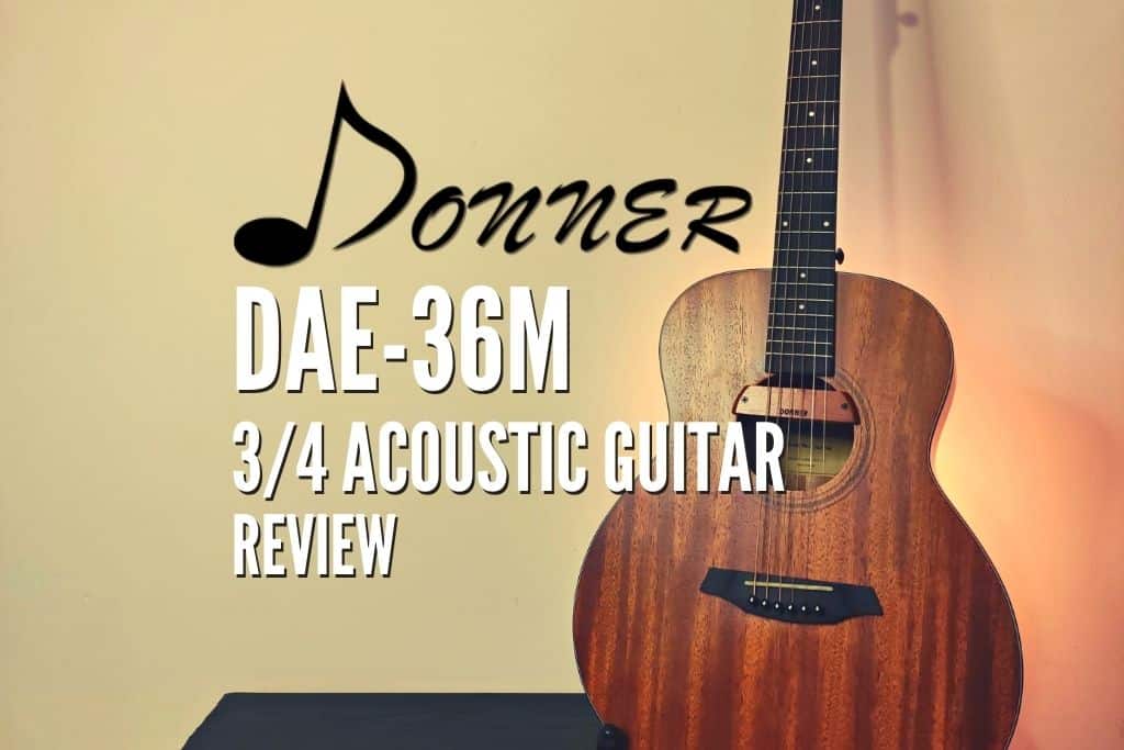 Donner 36'' Dreadnought Acoustic Guitar Package 3/4 Size Beginner Guitar  Kit - Play Guitars