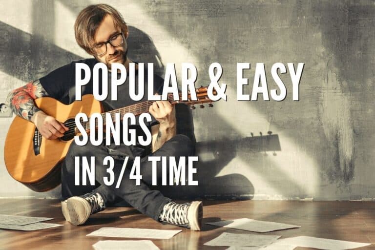 Top 40 Popular & Easy Songs in 3/4 time Guitar Tabs Included Rock