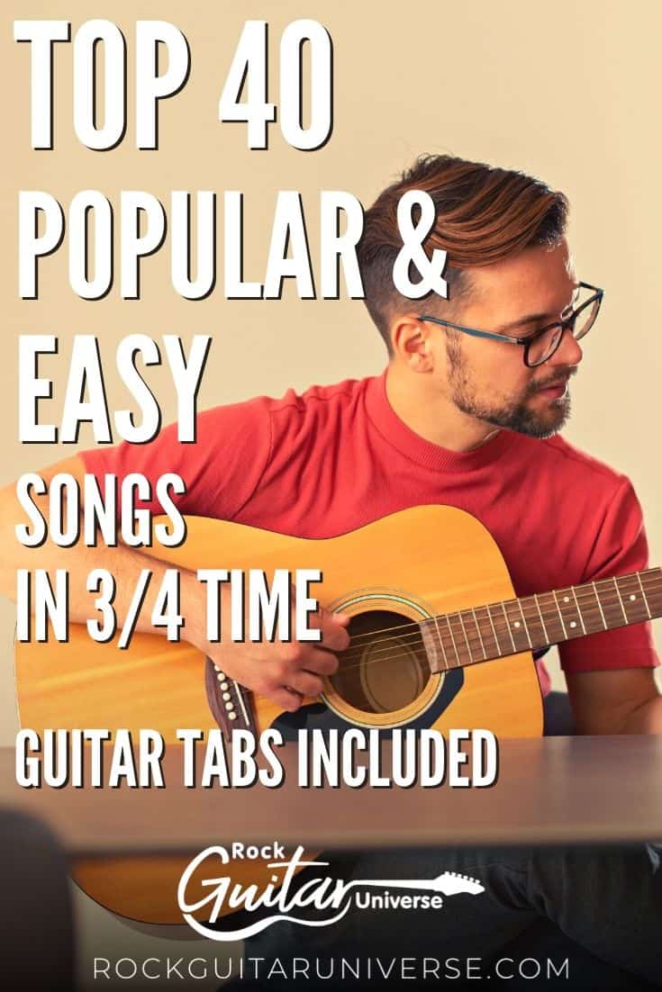 Top 40 Popular & Easy Songs In 4/4 Time – Guitar Tabs Included – Rock ...