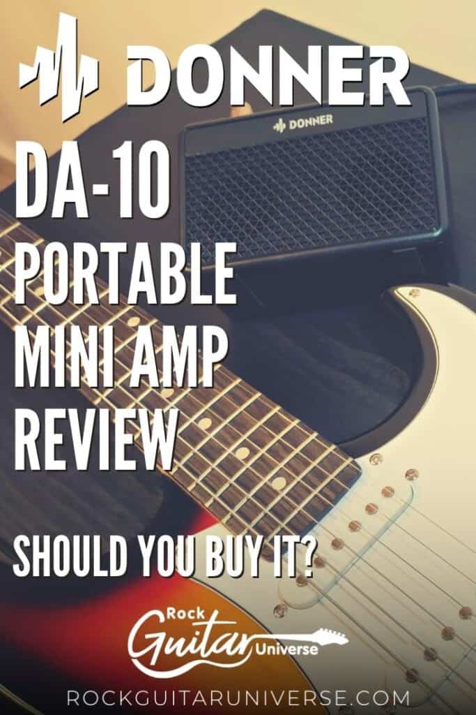  Donner Mini Guitar Amp Small Electric Guitar Amplifier 5W  Portable for Desktop Practice with a Retro British Tone DA-10 : Musical  Instruments