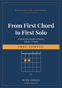 Cover of From First Chord to First Solo by Jacob Sobolev, marked free sample